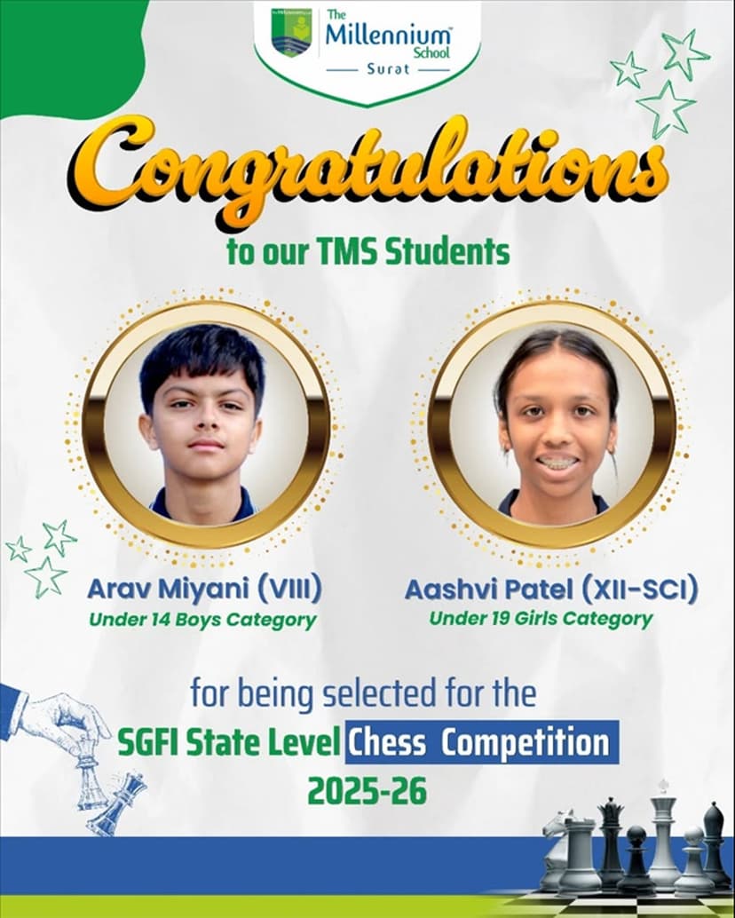 Qualifying for the SGFI State Level Chess Competition 2025-26
