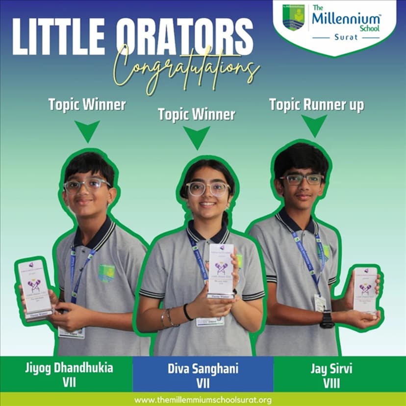 Budding Orators of TMS Shine Bright!