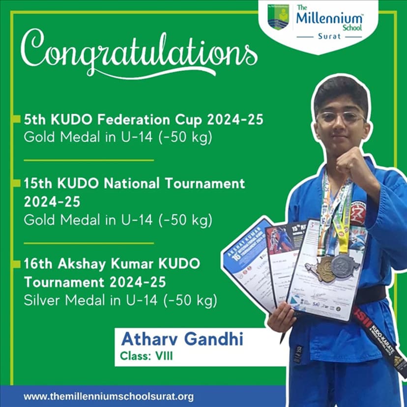 Outstanding performance in three prestigious KUDO National Tournaments