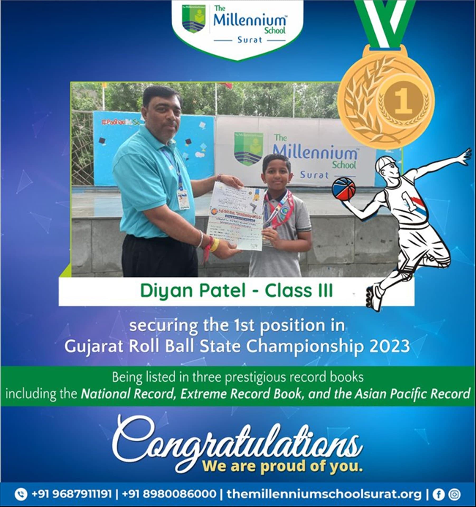 Gujarat Roll Ball State Championship 2023