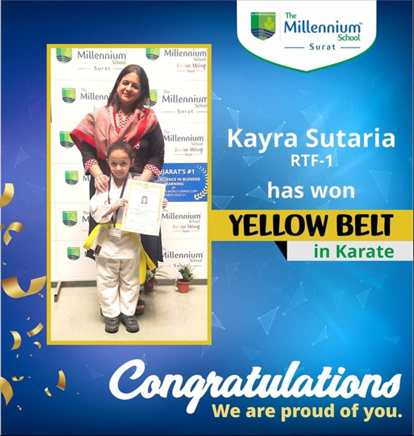 YELLOW BELT in karate