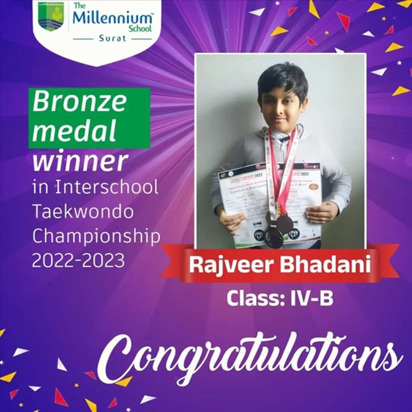 Interschool Taekwondo Championship 2022-23
